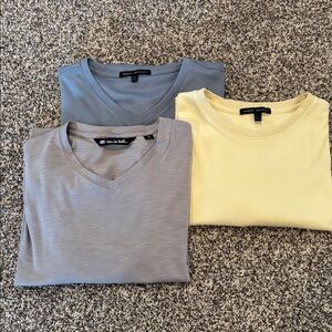 Robert Barakett and Travis Matthews- Set of three mens short sleeve t-shirts